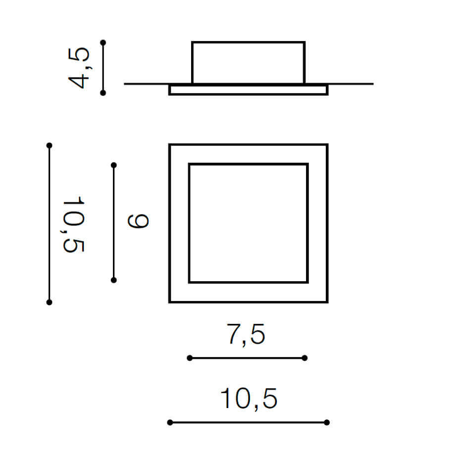 Встраиваемый светильник Azzardo Minorka AZ2802