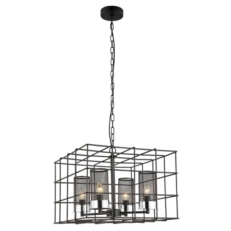 Подвесная люстра Lumien Hall Хорс 4013/4P-BK-CR
