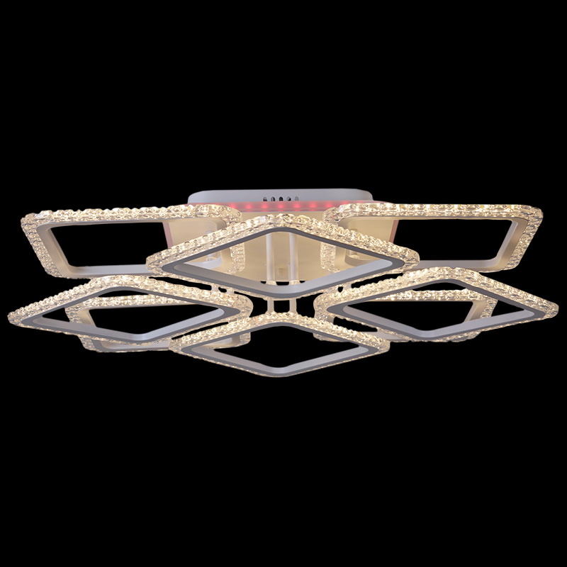 Потолочная люстра Reluce 08869-0.3-4+4C WH (RGB)