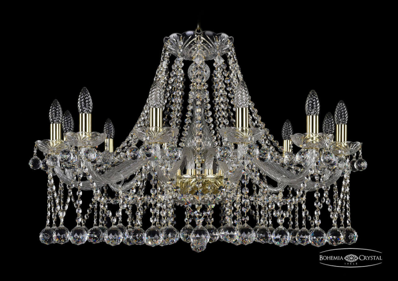 Подвесная люстра Bohemia Ivele 1413/12/300/G/Balls