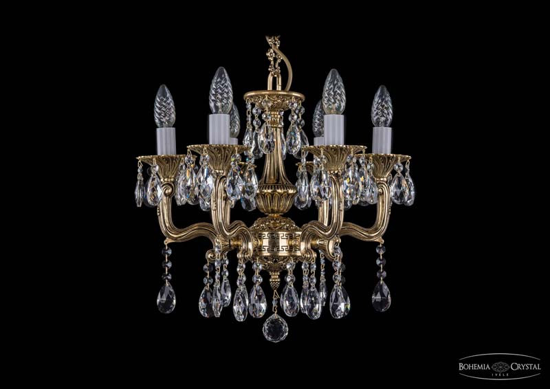Подвесная люстра Bohemia Ivele Crystal 1704/6/UP125IV/A/GB