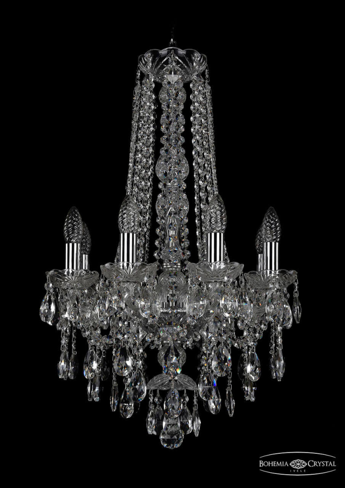 Подвесная люстра Bohemia Ivele 1415/8/141/h-69/Ni