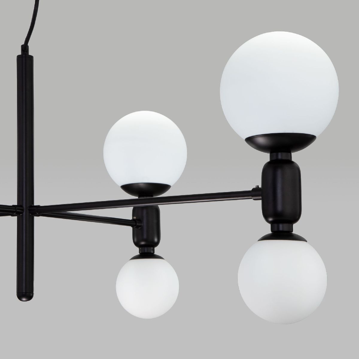 Подвесная люстра Eurosvet Bubble 30182/8 черный Smart a063212