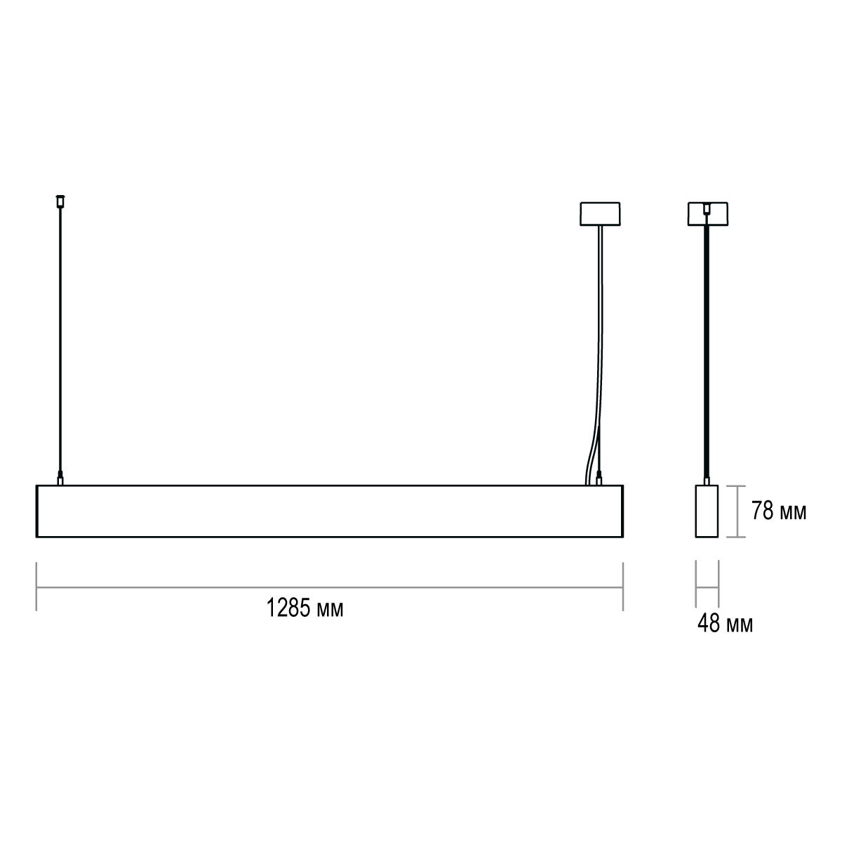 Подвесной светильник Lumker DL-GRANAT-P-60-WH-NW-DALI 006281