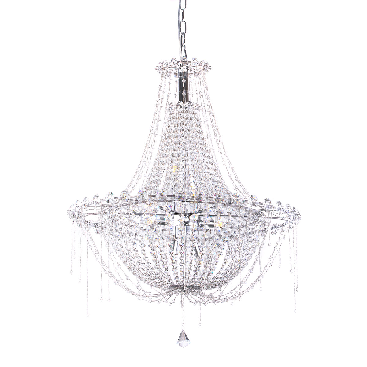 Подвесная люстра DeLight Collection MD8319-8A chrome