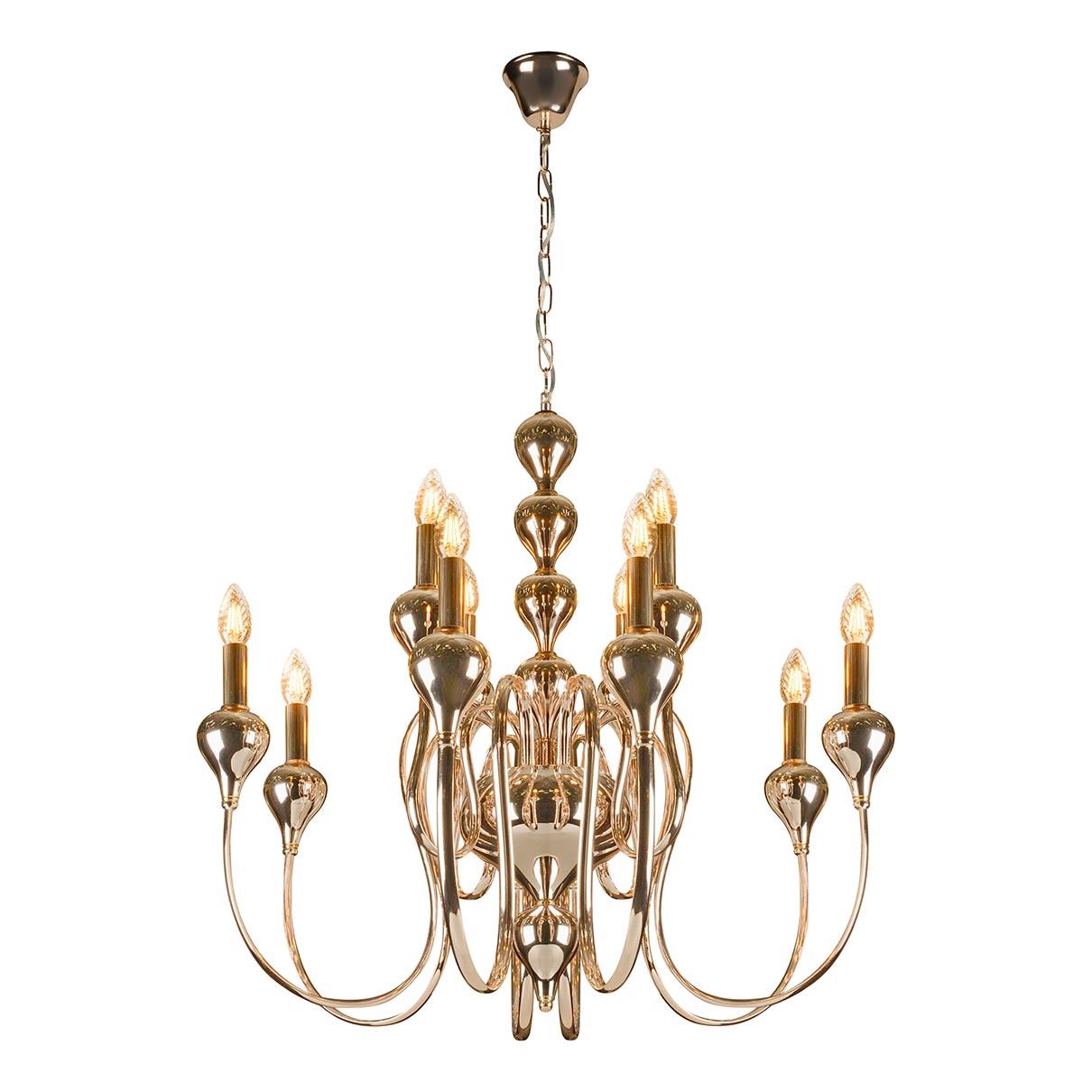 Подвесная люстра iLamp Lady 88003-8+4 GD