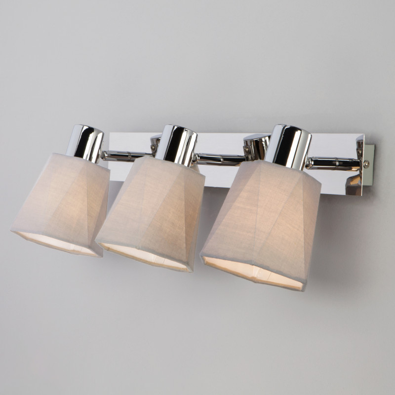 Бра серое Eurosvet 20087/3 хром/серый