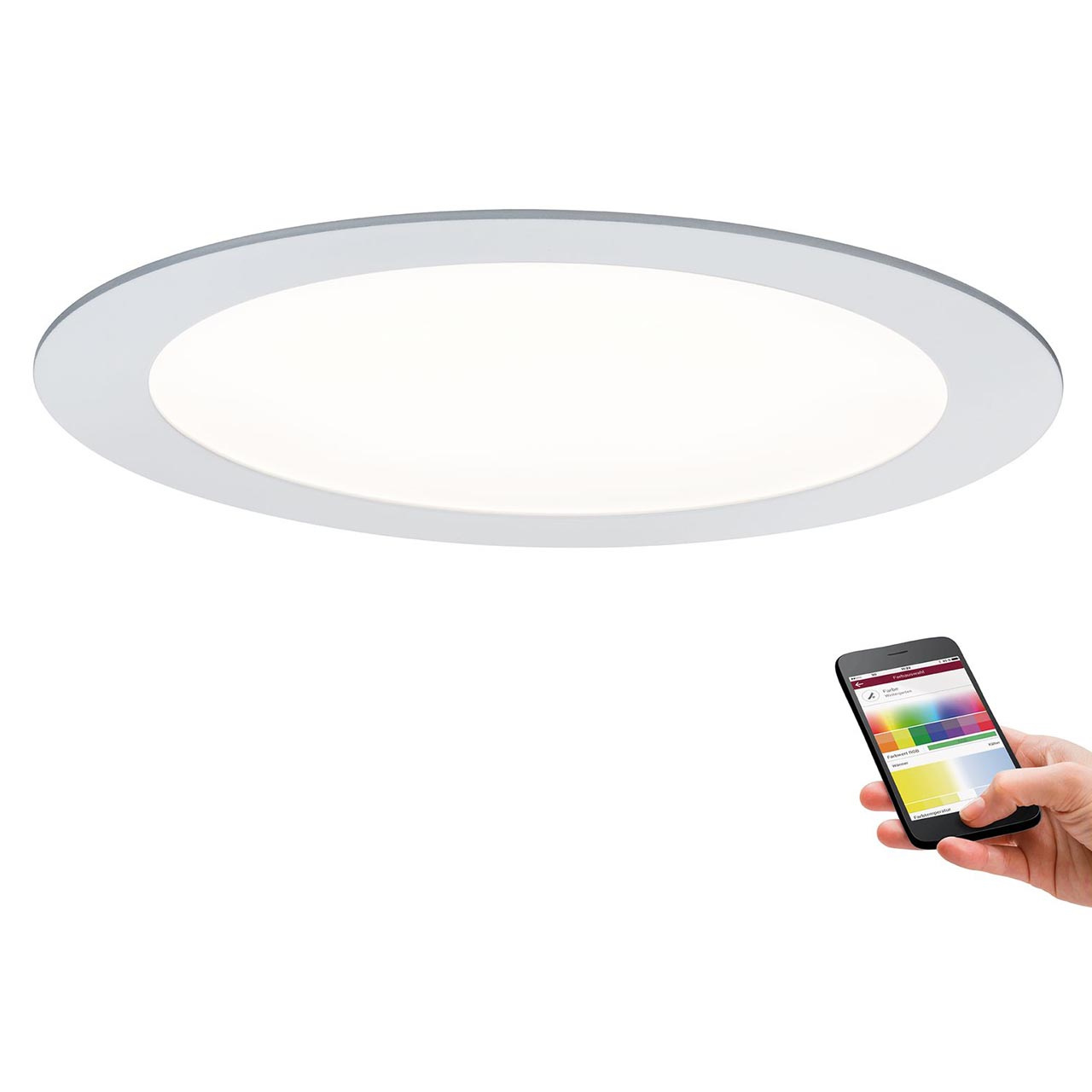 Встраиваемый светодиодный светильник Paulmann Smart Panel 50028