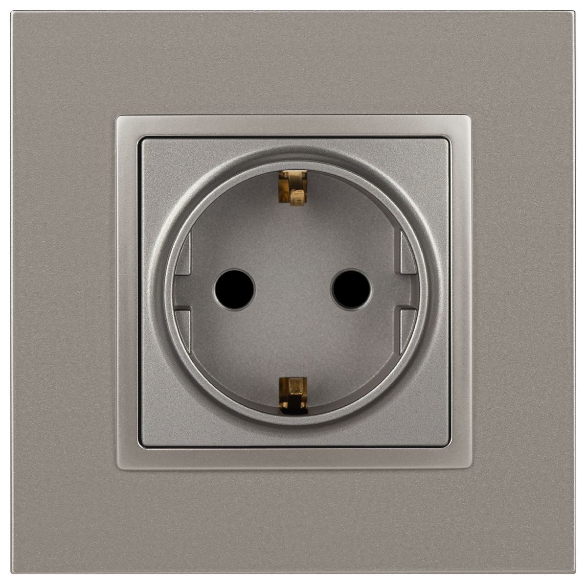 Розетка 2P+E Schuko со шторками Эра Elegance 14-2102-16 Б0065806