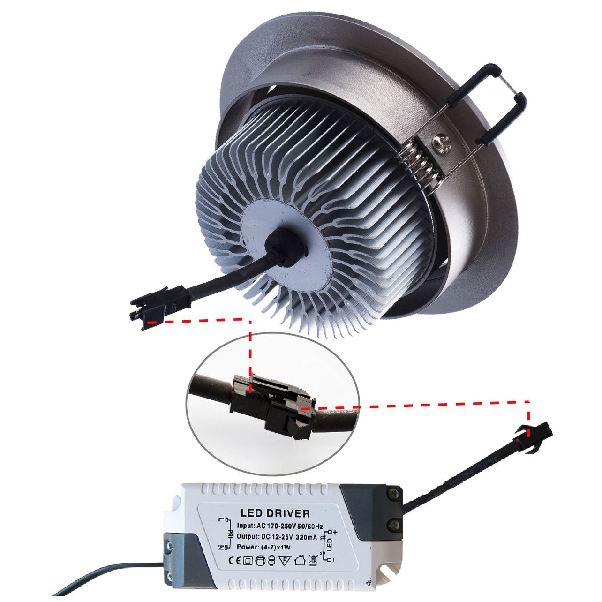 Встраиваемый светильник MW-Light Круз 637013006