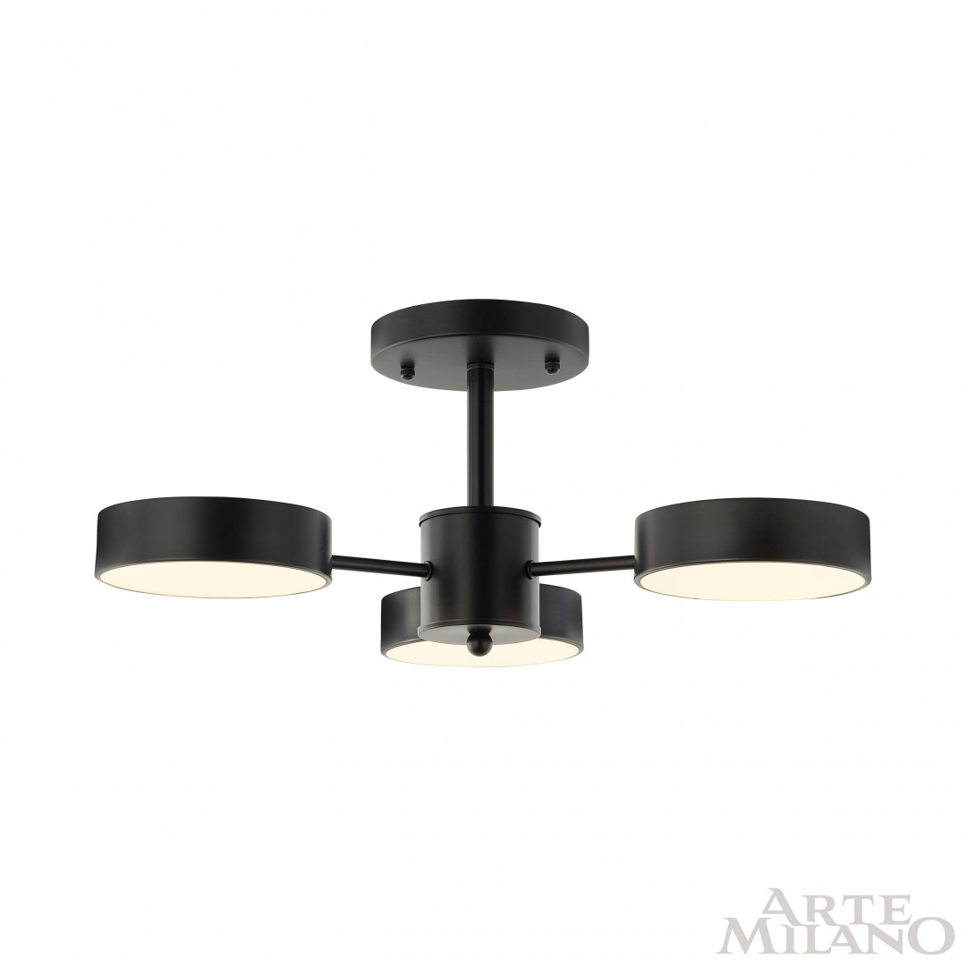 Люстра на штанге Arte Milano Ferrara 250906/3B Bk