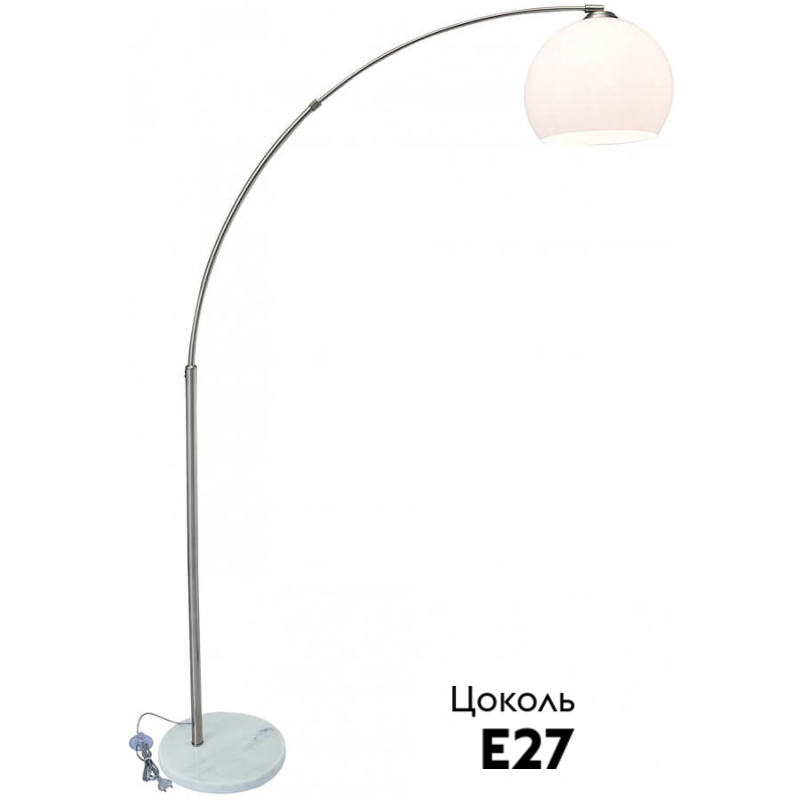 Торшер Arte Lamp Goliath A5822PN-1SS