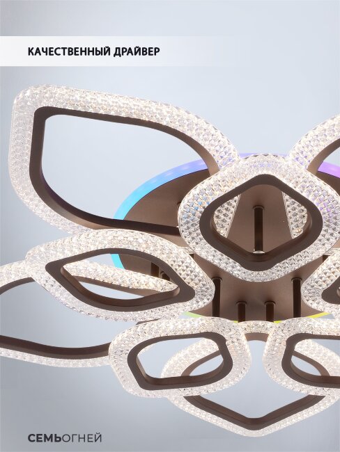 Потолочная люстра Seven Fires Dzhergo SF5046/11C-CF-RGB