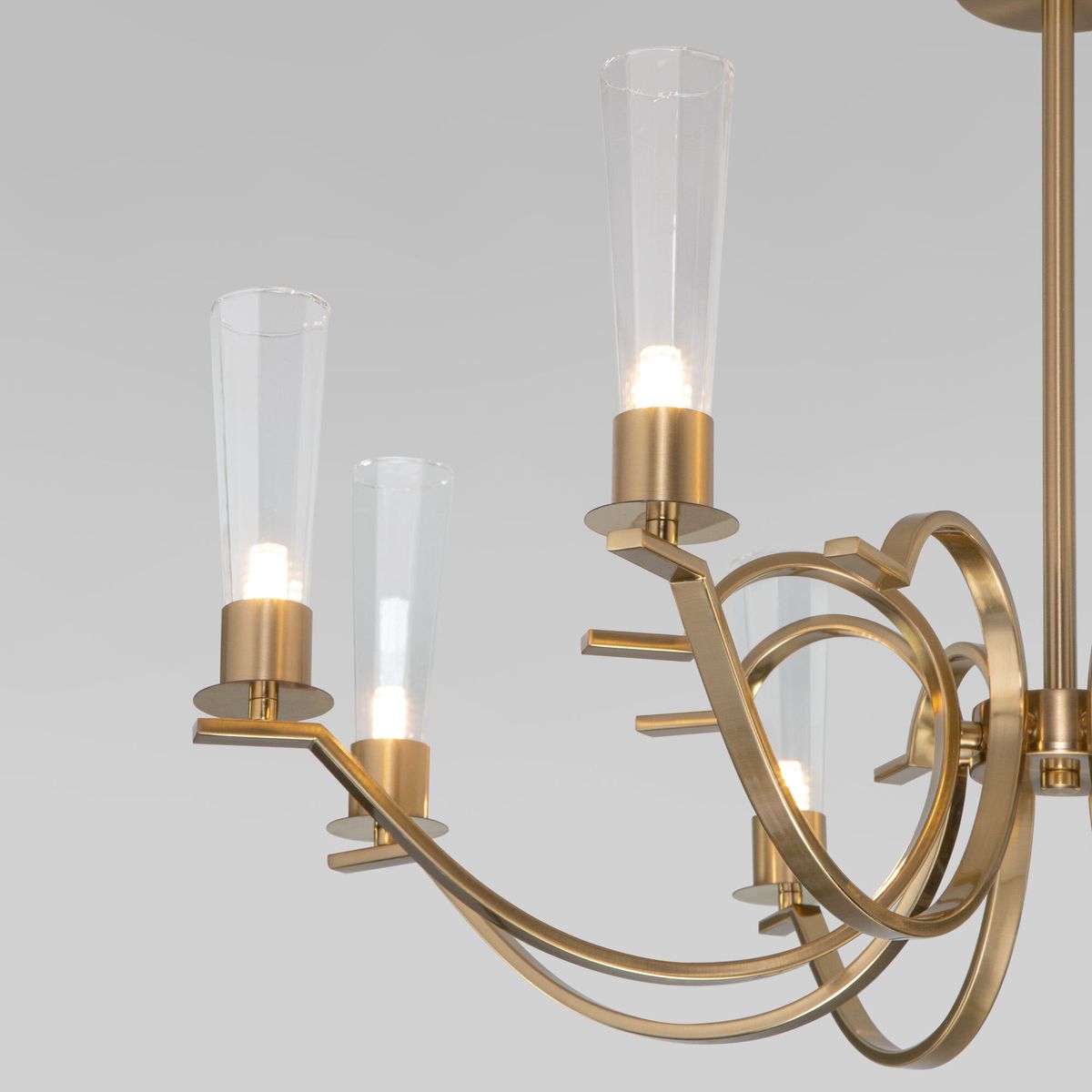 Люстра на штанге Eurosvet Rosher 60141/8 латунь a060332