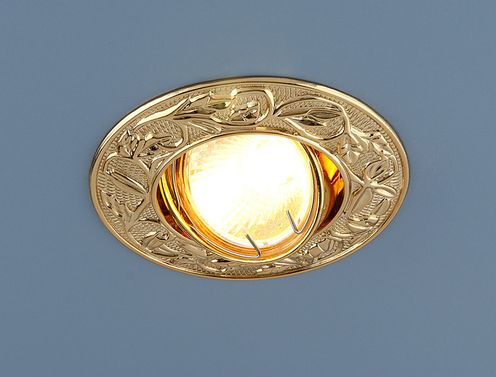 Встраиваемый светильник Elektrostandard 711 MR16 GD золото 4607138143454