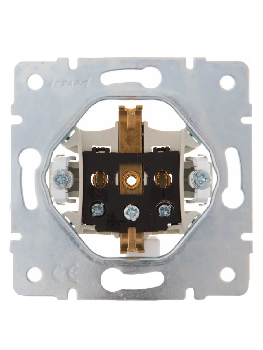 Розетка с защитой от детей Lezard Karina 707-0388-124B