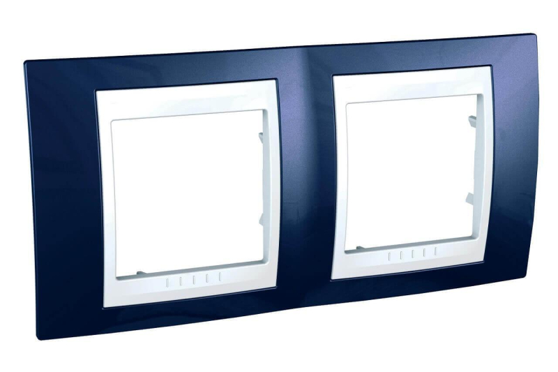 Рамка 2-постовая Schneider Electric Unica Хамелеон MGU6.004.842