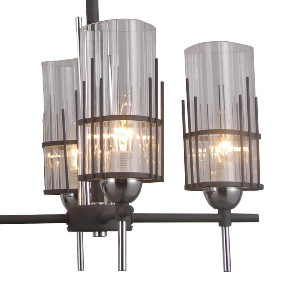 Подвесная люстра Lumien Hall Илис 3303/6H-CR-SNS-CL