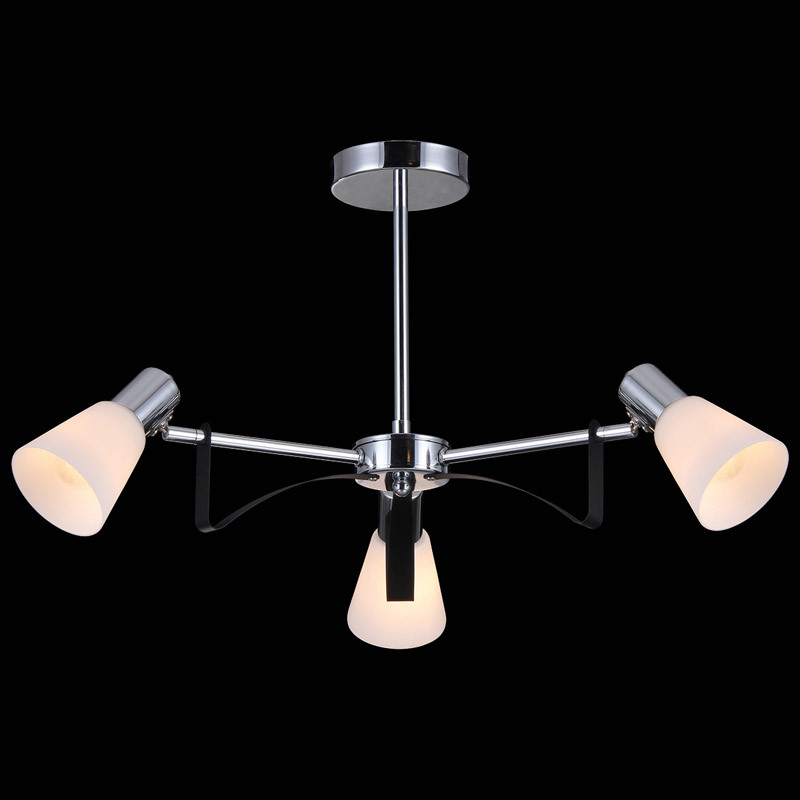 Люстра на штанге Natali Kovaltseva RAVENNA 11398/3C CHROME