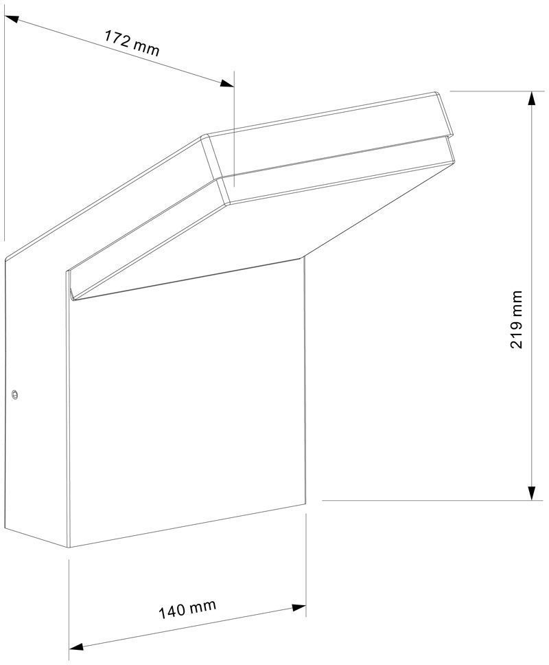 Уличный настенный светильник Deko-Light Tucanae 731144
