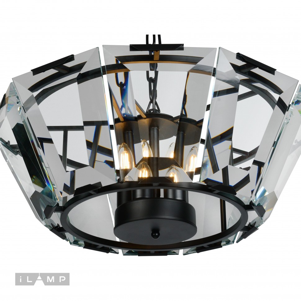 Подвесная люстра iLamp Panorama 6107-600 BK