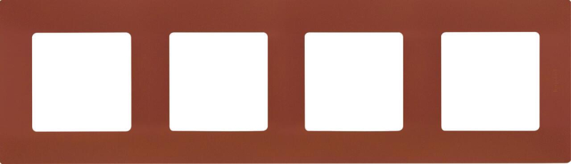 Рамка 4-постовая Legrand Etika какао 672574