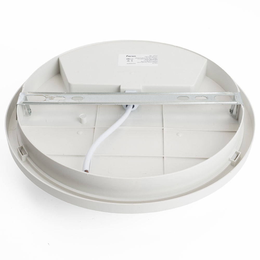 Настенно-потолочный светильник Feron 51513 Светодиодный светильник серии TR ЖКХ Круг 18Вт, 4000К, опал, IP65