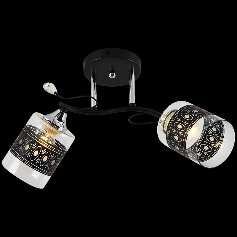 Люстра на штанге Reluce 11378-0.3-02B BK+CR