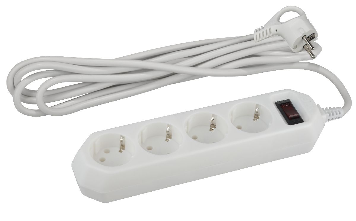 Сетевой фильтр Эра USF-M-4es-1.5m-W Б0019741