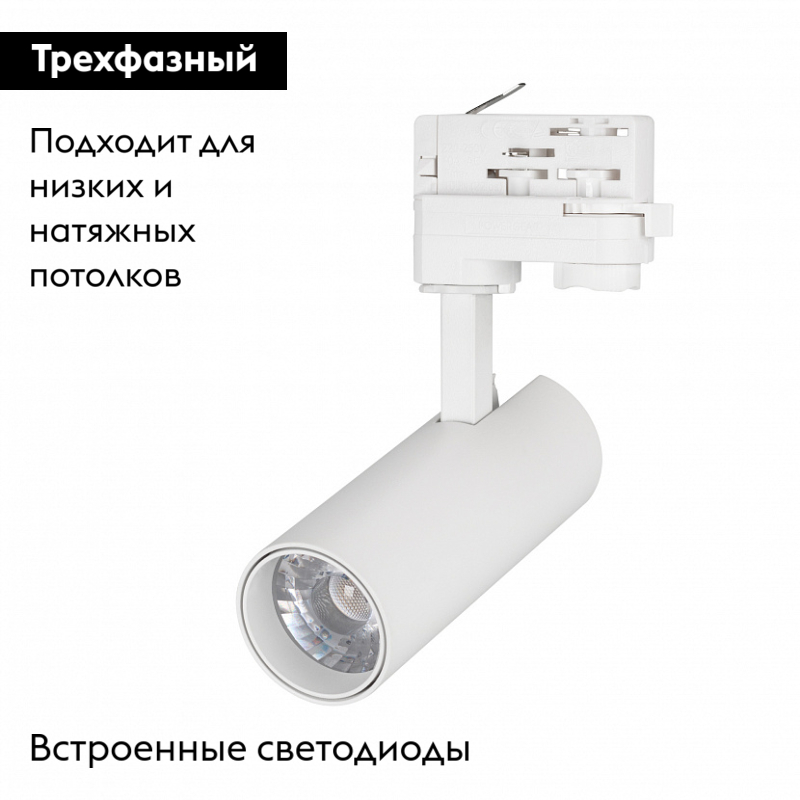 Трековый светильник Arlight LGD-Gera-4TR-R55-10W Warm3000 033126