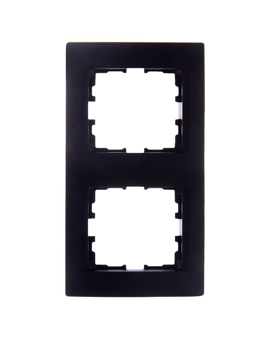 Рамка 2-местная вертикальная Lezard Karina 707-4200-152