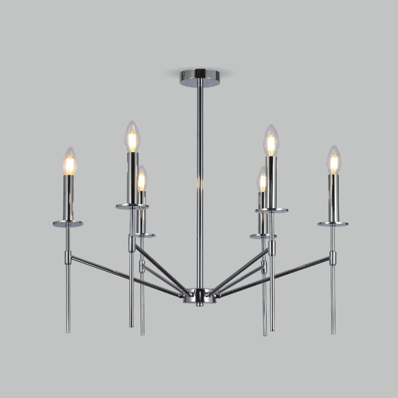 Люстра на штанге Eurosvet Anders 60142/6 хром Smart a061933