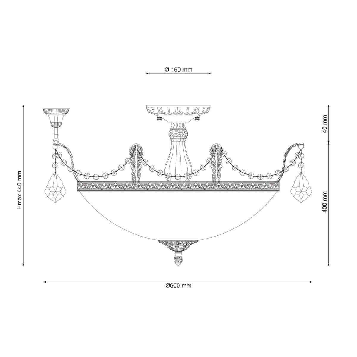 Потолочный светильник Artpole Glose 001226