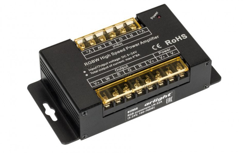 RGB-усилитель Arlight LN-32A (5-24V, 160-768W) 017959