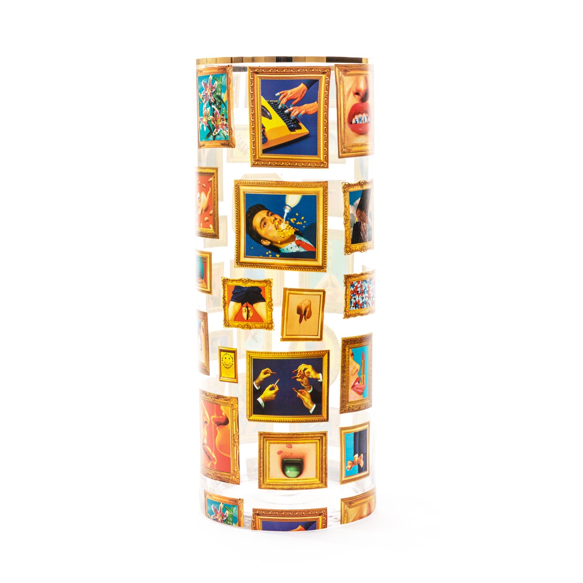 Ваза Frames Big Seletti Toiletpaper Glass Vase 14202