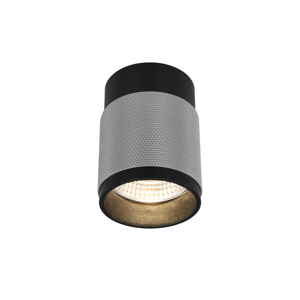 Накладной светильник iLedex Delta 1955-10W-3000K-36 BK+SL