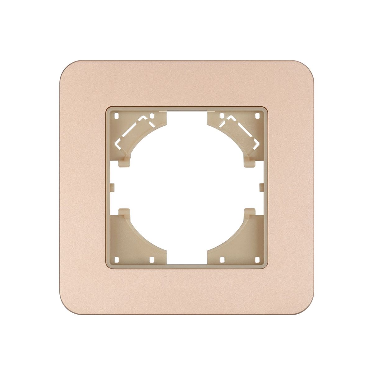 Рамка алюминиевая на 1 пост Arlight FRM-AKIRY-SFAL-1-GD 049686