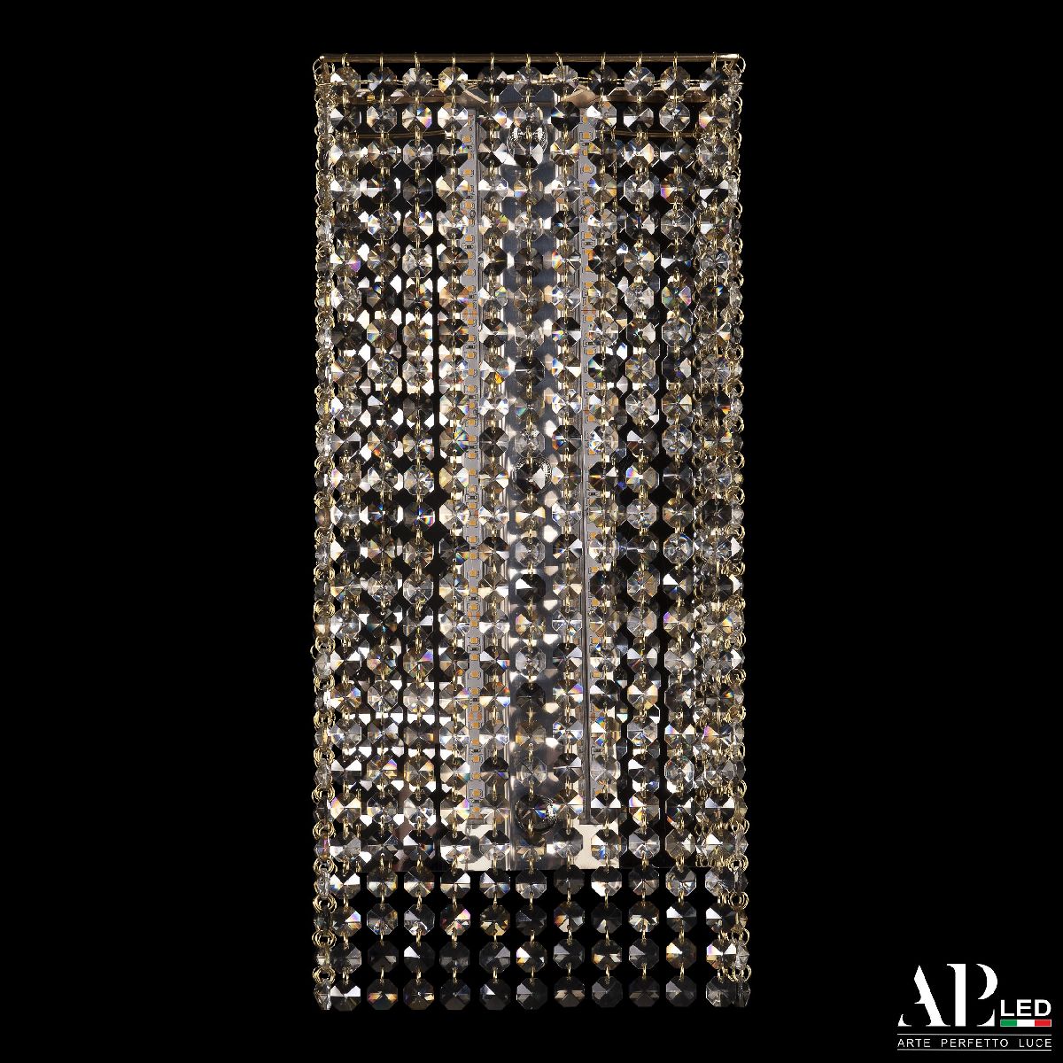 Настенный светильник Arte Perfetto Luce Sicilia S500.B1.20-45.A.3000.Gold.Clear.801.731