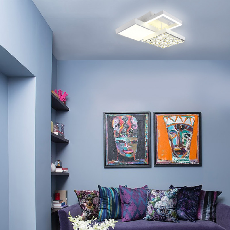 Потолочный светодиодный светильник Ambrella Light Ice FA147