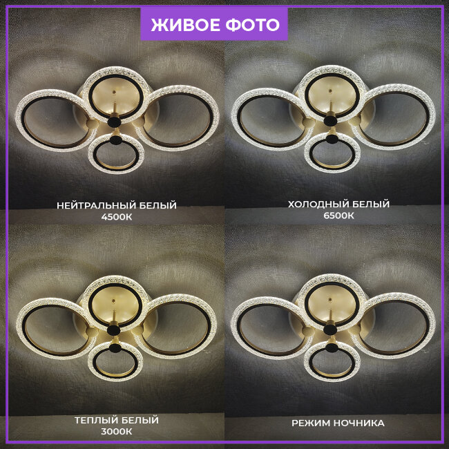 Потолочная люстра Seven Fires Ejlev SF7059/5C-SGD-BL