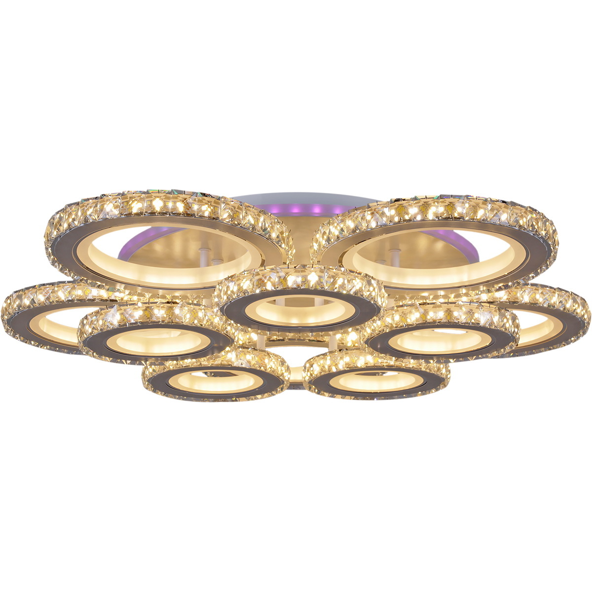 Потолочная люстра Reluce 03900-0.3-5+5B WH+CR (RGB)