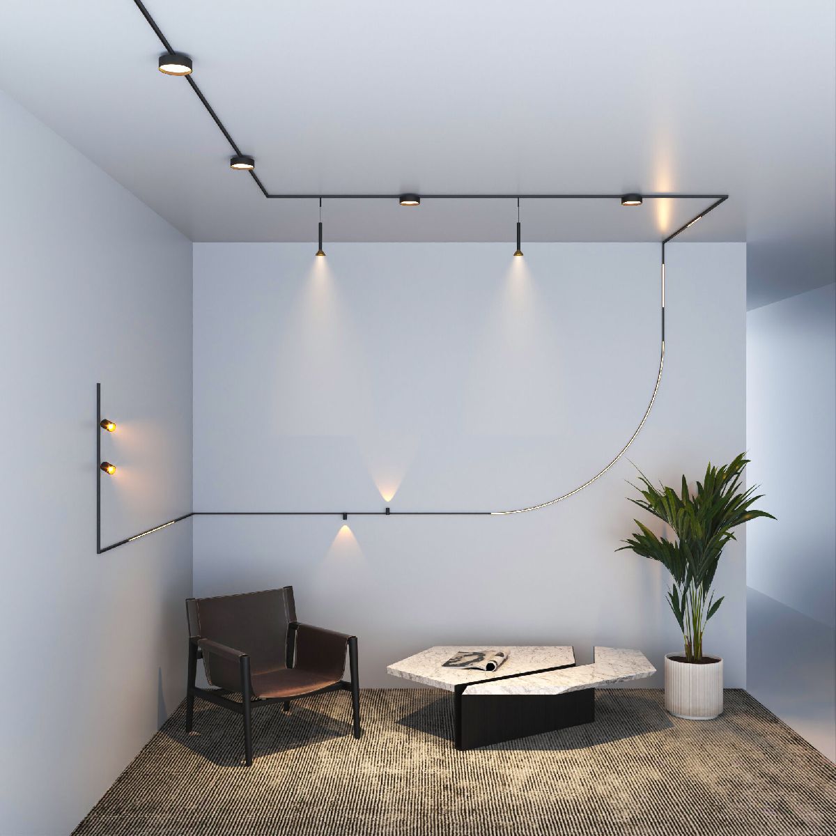 Трековый магнитный светильник Elektrostandard Mini Magnetic 4690389202322 85159/01 a065646