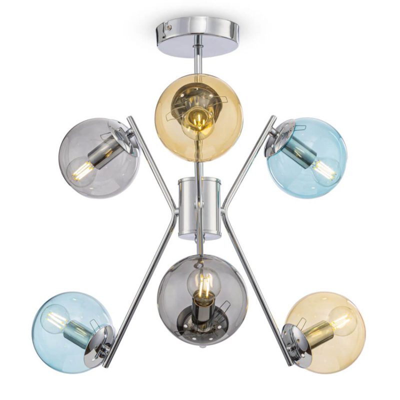 Люстра на штанге Freya Nancy FR5083PL-06CH