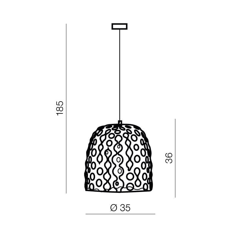 Подвесная люстра Azzardo Bob AZ0455