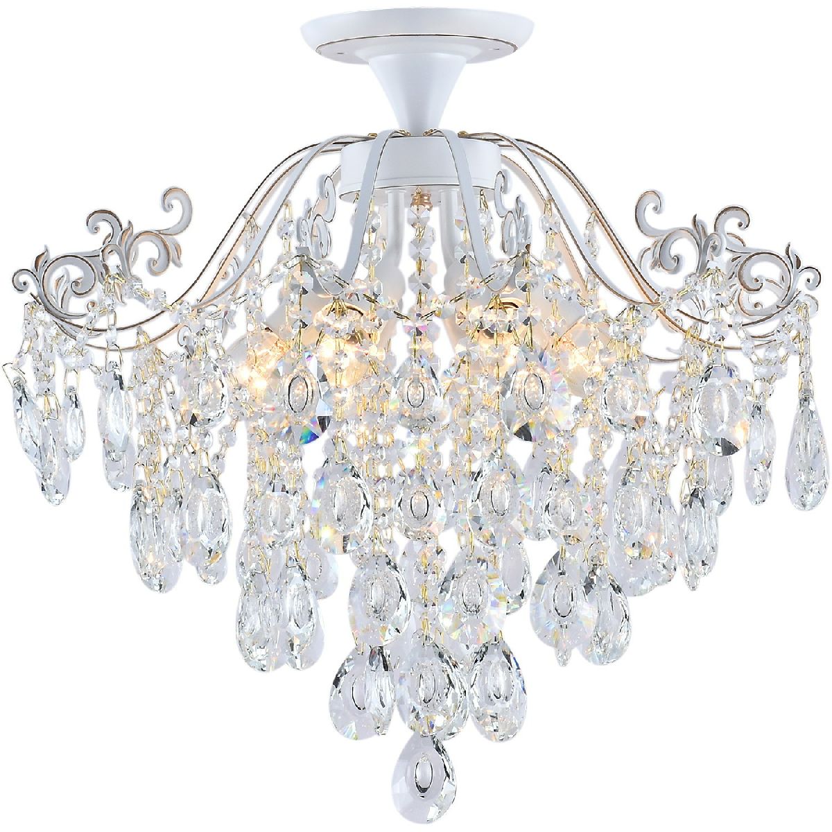 Потолочная люстра Reluce 04062-0.3-06 WH+GOLD PN