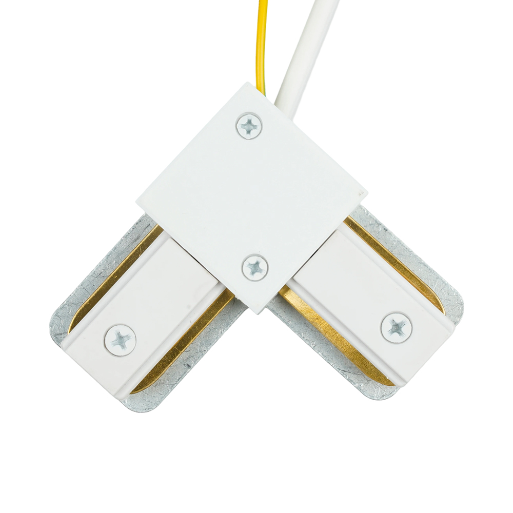 Коннектор угловой для однофазного шинопровода Feron LD1021C 52153