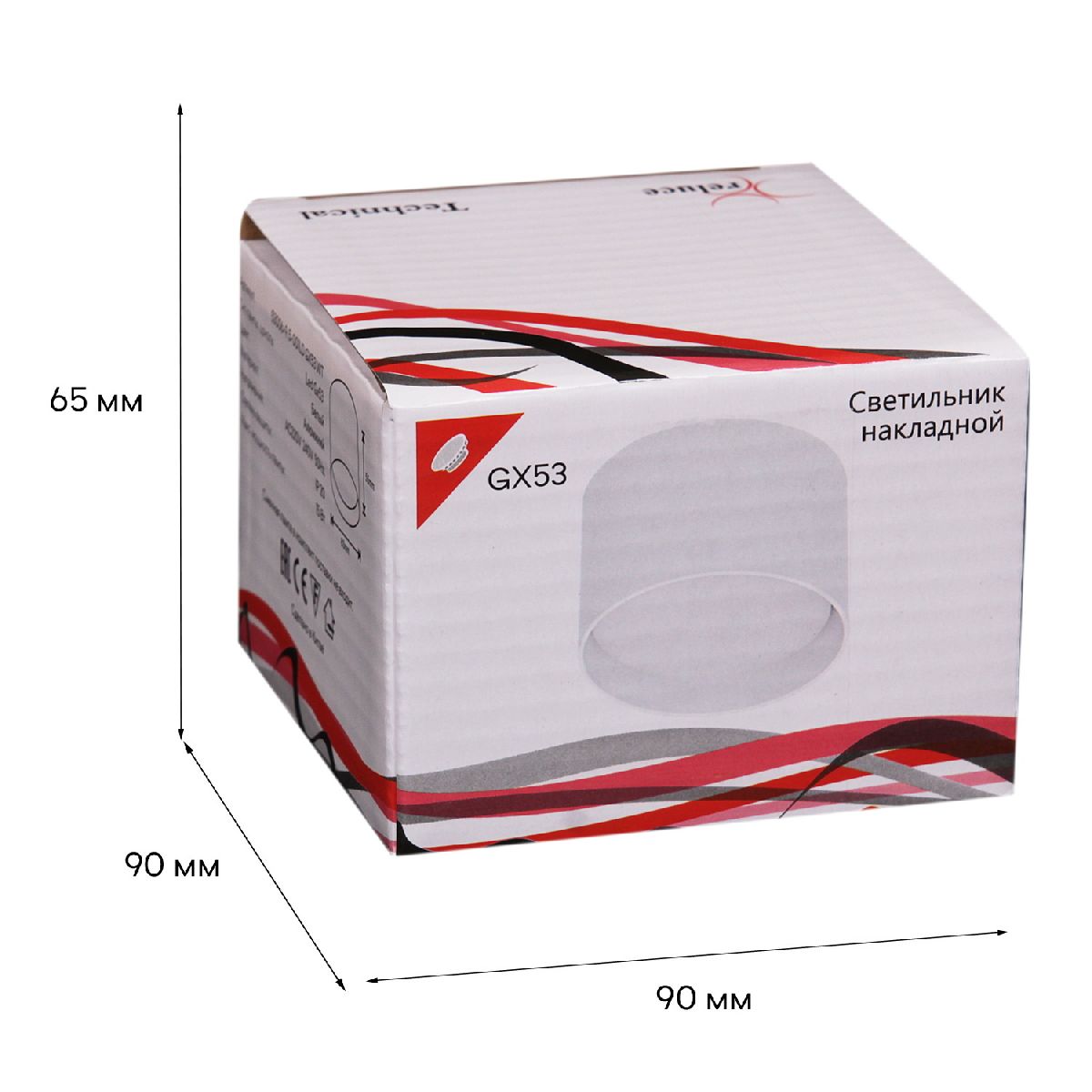 Накладной светильник Reluce 53006-9.5-001LD GX53 WT