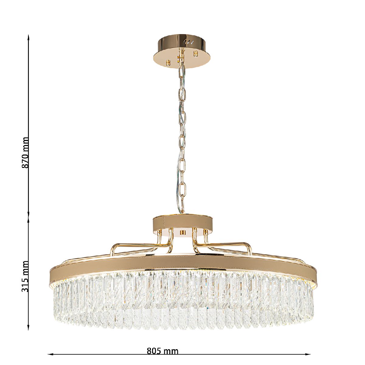 Подвесная люстра Favourite Visconte 4304-8P