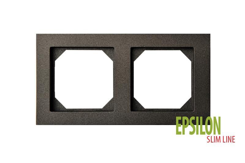 Рамка двухместная Liregus Epsilon 28-1202