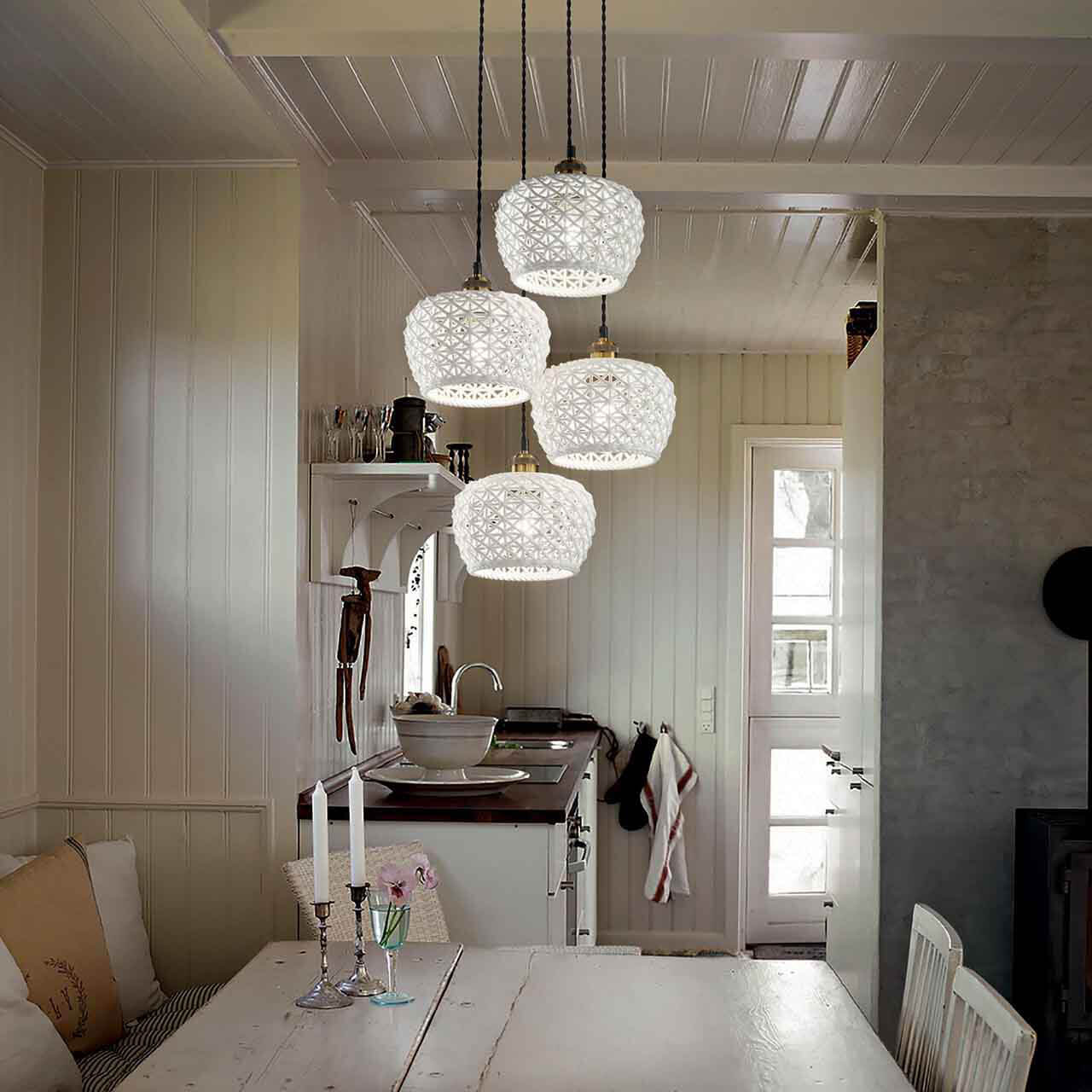 Подвесная люстра Ideal Lux Edelweiss SP4 206790